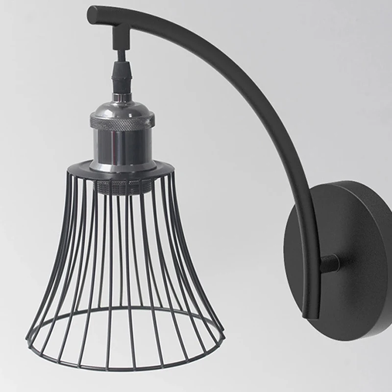 Nowoczesny żelazny abażur metalowa klatka z drutu lampa wisząca klosz do lampy sufitowej żyrandol osłony lampy wiszącej oprawa jadalnia Home Decor