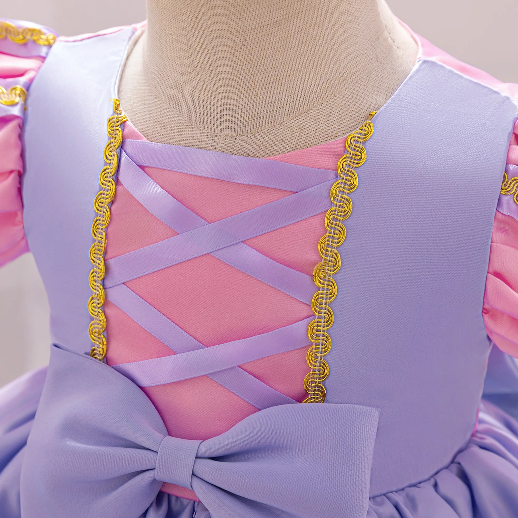 Alice Rapunzel Dornröschen Mädchen Partykleid Schneewittchen Mascha Bär Anna Dienstmädchen Kostüm Lolita Geburtstag Hochzeit Prinzessin Kleider – Detail 11