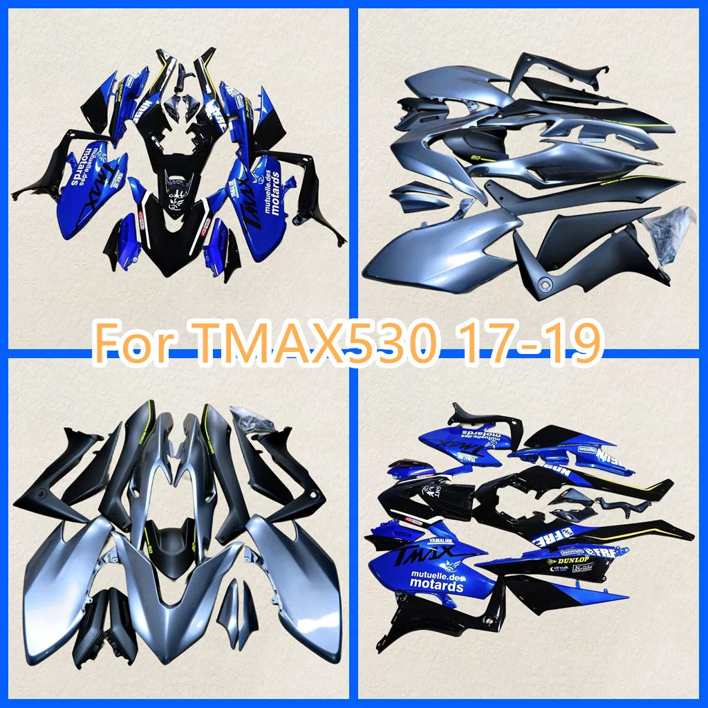 100% Injection Molding High Quality Fairings Set for YAMAHA 2017 2018 2019 TMAX530 TMAX 530 17 18 19 T-MAX530 Free Custom