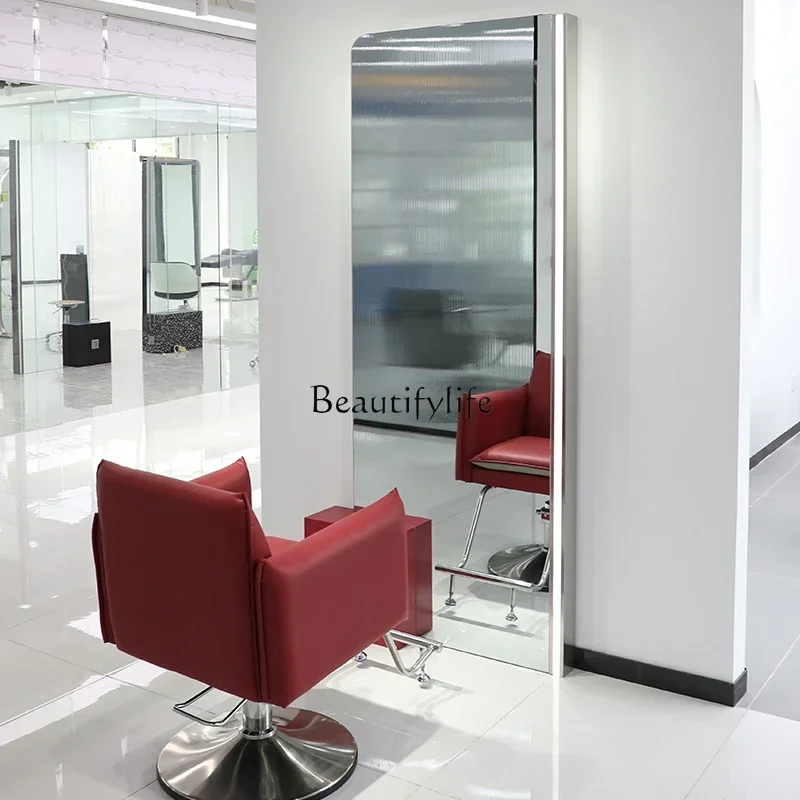 35Hair Salon Full-Length Mirror Single-Sided Double-Sided Stainless Steel Scissor Hair Mirror Salon MirrorSSS