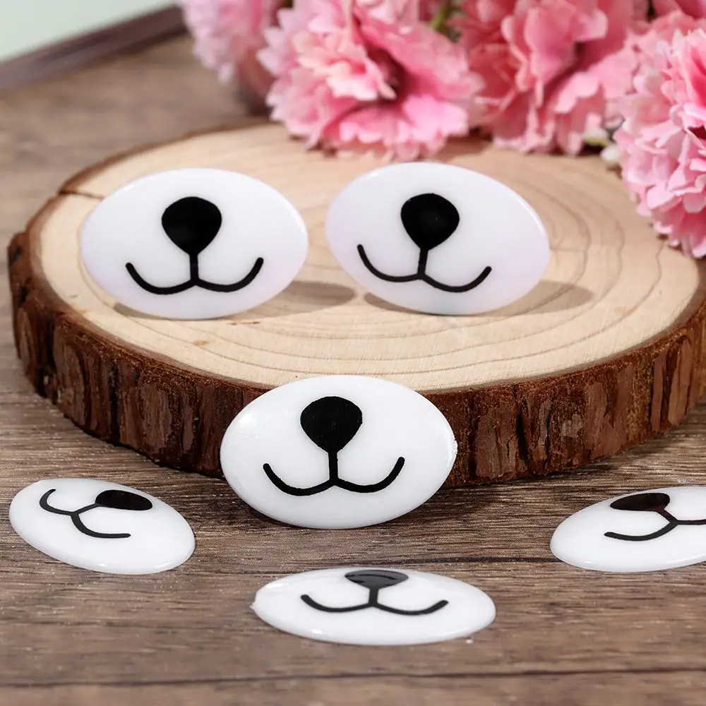 10/20pcs Kawaii Doll Eyes Cartoon Safety Eyes Nose DIY Cute Bear Mouth Stuffed Toys DIY Dog Animal Puppet Nose Doll Accessories