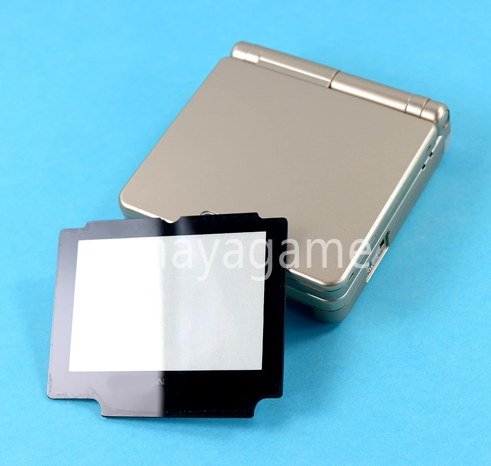 2pcs Replacement Glass Display Screen Lens Protection Panel Cover Repair Part for GBA SP Protector
