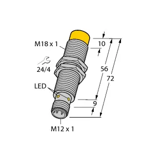 Lettore RFID tedesco originale e genuino TN-M18-H1147 testa di lettura e scrittura ad alta frequenza