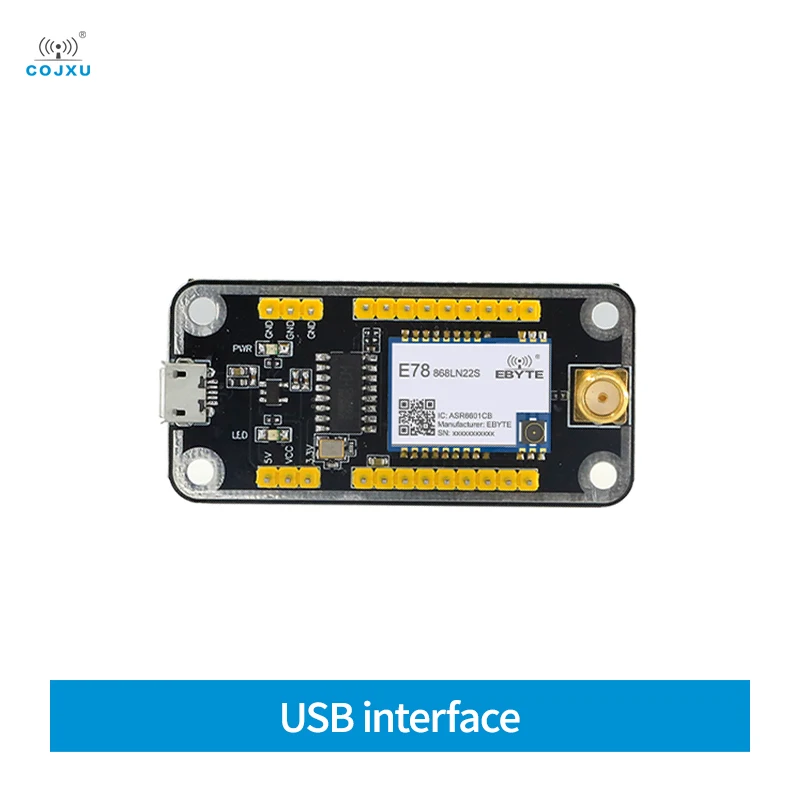 UART Wireless Module Test Board COJXU E78-868TBL-02 Pre-soldered E78-868LN22S(6601) For E78 Series USB Interface Test Kit