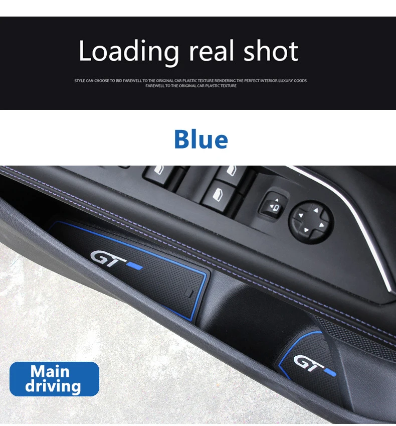 Für Peugeot 3008 5008 GT 2016 2017 2018 2019 2020 2021 2022 2023 Auto Tor Slot Tasse Matte Tür Nicht-slip Gummi 3D Zubehör – Detail 7