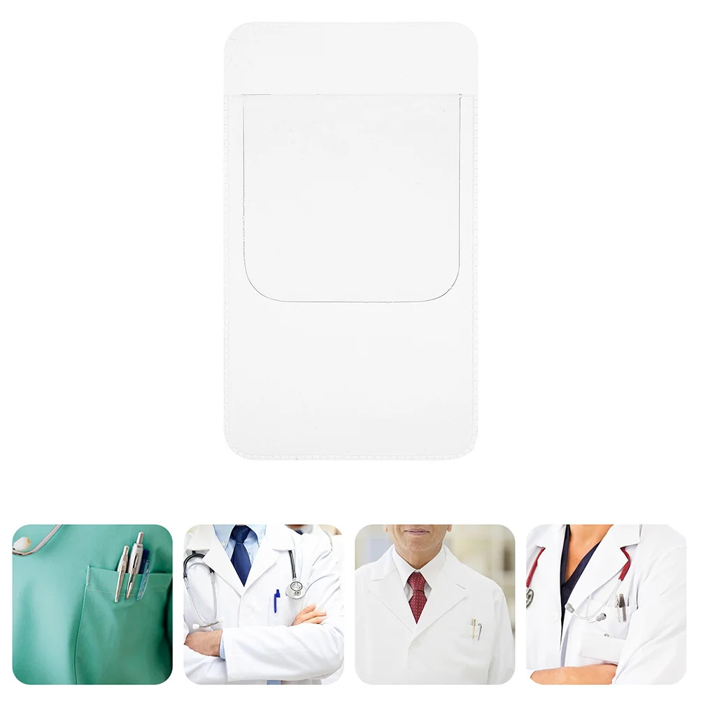 

10 Pcs Pencil Case Sleeve Hospital Office Supplies Doctors Use Pocket Protectors Pvc Coats School Nurse