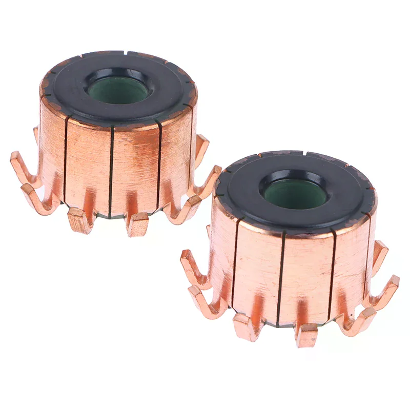 8*22.5*17.5mm Electrical 10p Teeth Copper Hook Type Motor Commutator Electronic Accessories