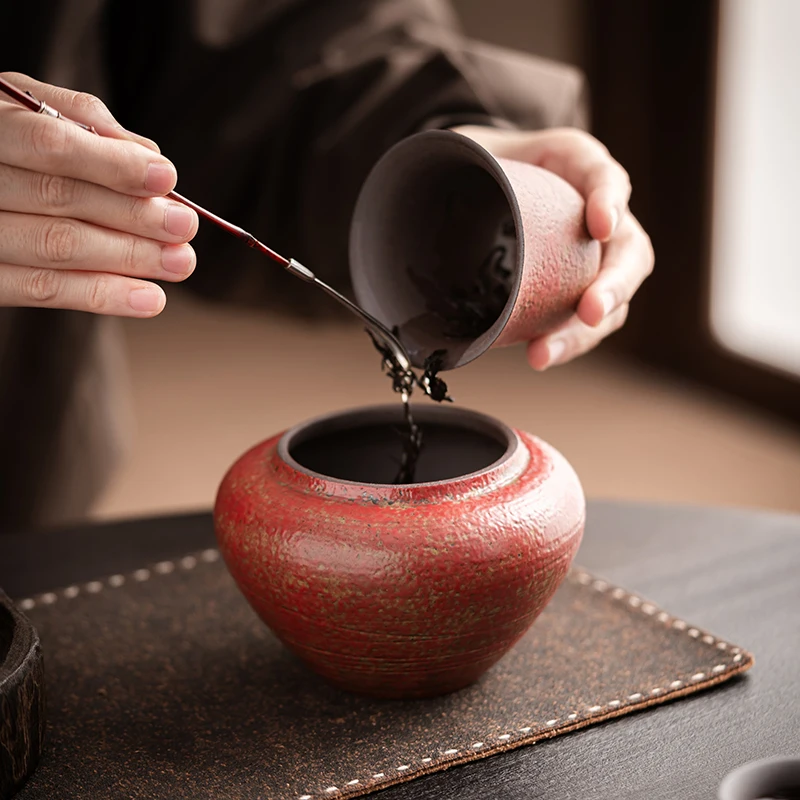 

Круглая фарфоровая чашка для чая Jingdezhen, аксессуары для чая улун, церемониальная чаша для взбивания матча, корзина для чайных отходов