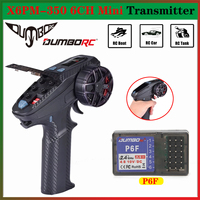 DUMBORC X6PM-350 2.4GHz Mini Digital Radio Transmitter 6CH Remote Controller P6F Receiver for RC Car Truck Tank Boat Model Parts