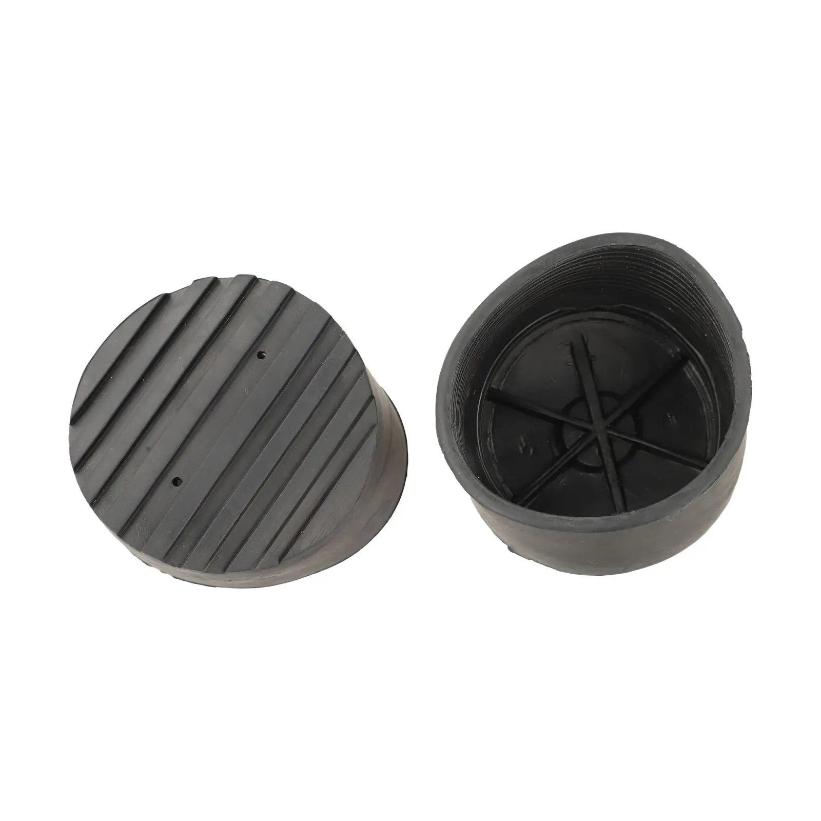 Home Improvement Ladder Feet Mats Rubber Ladder Pads Easy Installation Ladder Mats 2.99 X 2.36 Inch Floor Protector
