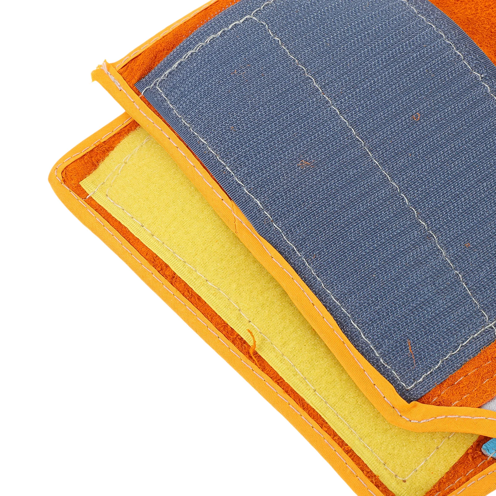 

1Pair Welding Protective Cover High Quality Metal Buttons Flame Retardant Anti Scalding Welding Foot Cover