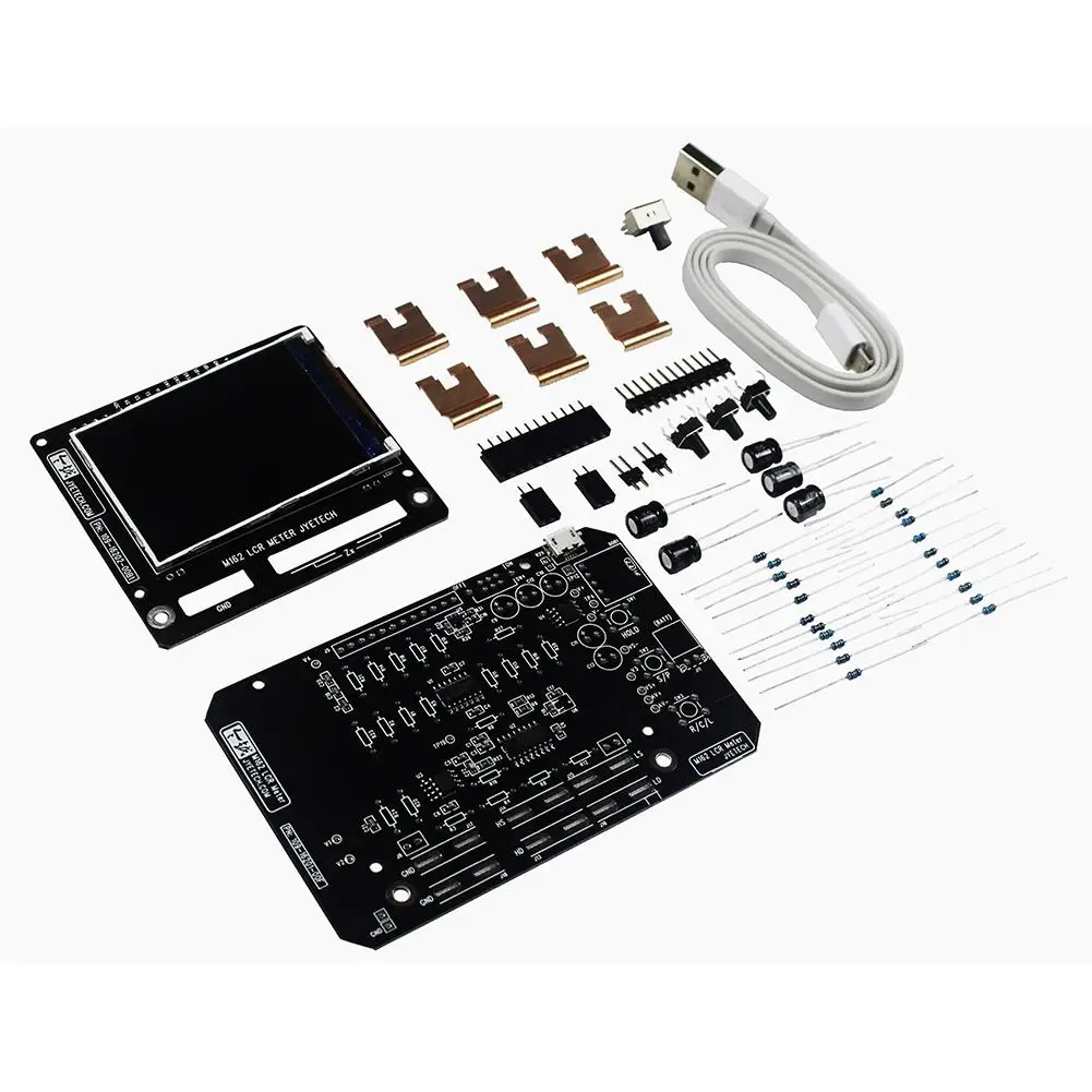 Acrylic M162 LCR Meter DIY Kit Basic Version USB Fully Automatic Ranging Easy Build Dropshipping