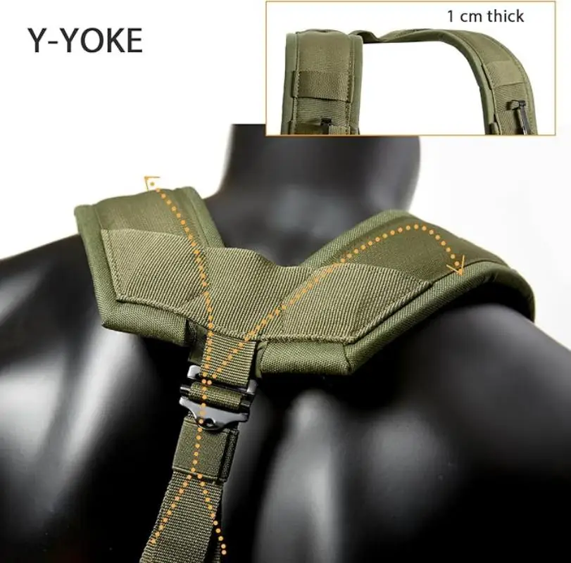 Multipurpose Military Alice Butt Pack Army Molle Webbing Sling Bag for Daily Commuter Backpack Olive Drab