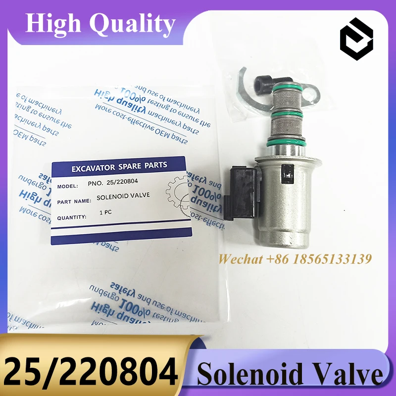 25/220804 25 220804 Hydraulic Pump Solenoid Valve Assy 25220804 for JCB Backhoe 2CX 3CX 4CX for Excavator Parts