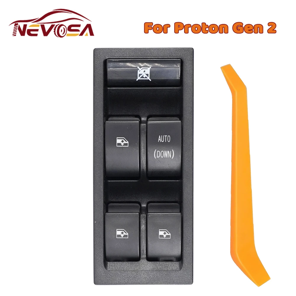 

PW851815 Electric For Proton Gen 2 Power Window Control Switch Regulator Glass Button Car Parts Right Hand Driver