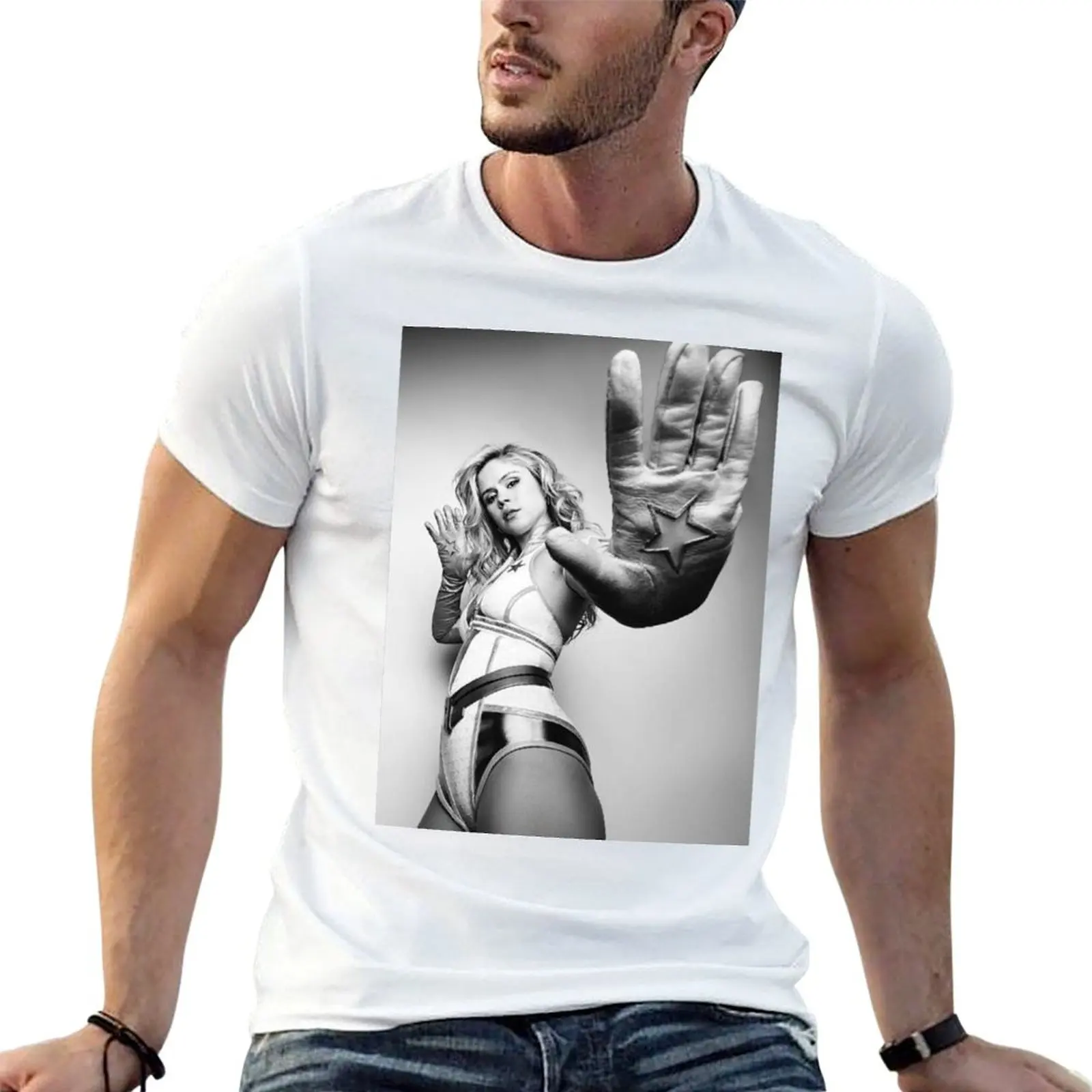 

Erin Moriarty, Star Light T-Shirt man t shirt designer t shirts for man slim fit T-Shirt