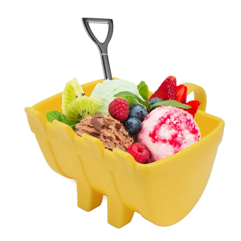 330ml ショベル付き掘削機バケットカップ、創造的なティーカップ、ミルクコーヒーマグ、誕生日プレゼント