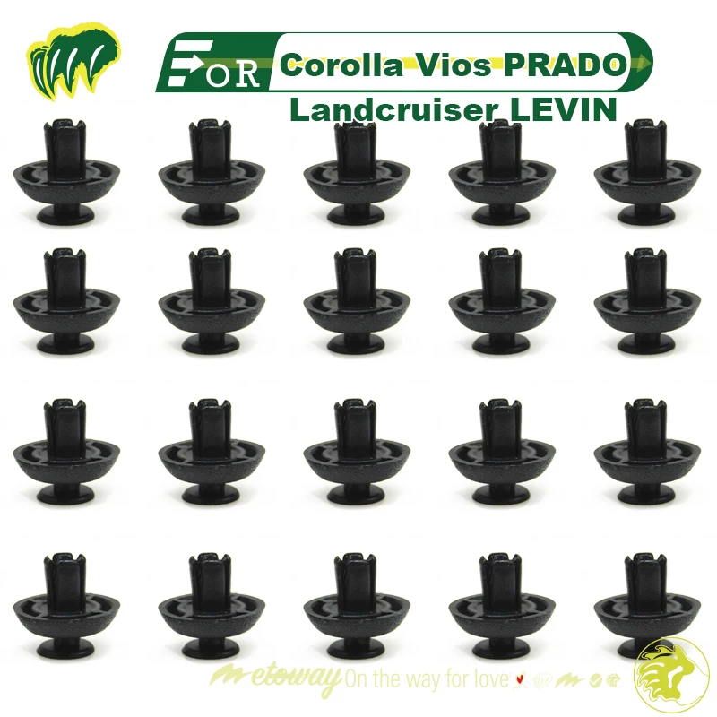 

20pcs Buckles For Toyota Corolla Vios PRADO Landcruiser LEVIN Engine Fixing Buckle Water Tank Guard Buckle Fastener