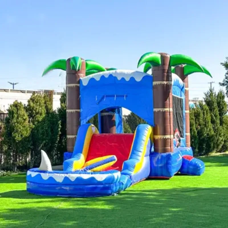 

[2026] Hot SaleCommercial Outdoor Kids Adult Party Jumping Bouncy Castle Waterslide