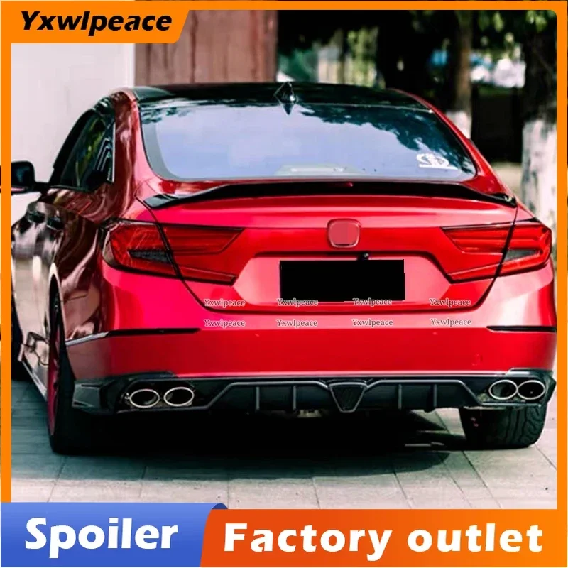 

For Honda Accord 10th Spoiler 2018 2019 2020 2021 2022 High Quality ABS plastic Rear Trunk Spoiler Body Kit Accessories