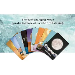 Moonology Messages Oracle: A 48-Card Deck Taps Into The Moon's Message Via 48 Beautiful Moon Symbols 10.4*7.3cm