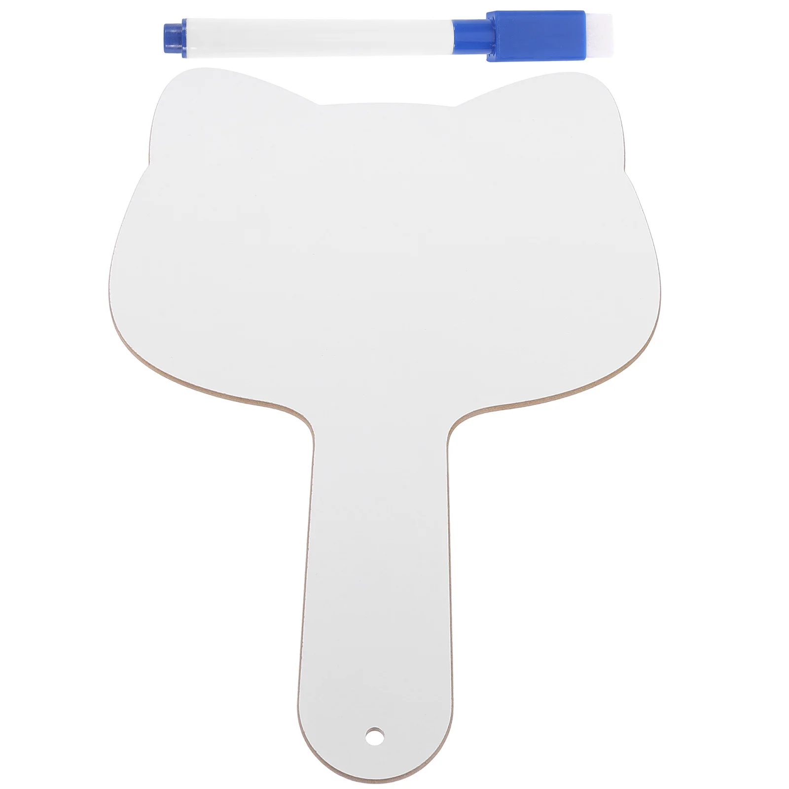 1 مجموعة لوح كتابة ABS الخشب الفصول الدراسية الجافة محو مجداف طالب التصويت استجابة المجلس المحمولة قابلة لإعادة الاستخدام #4