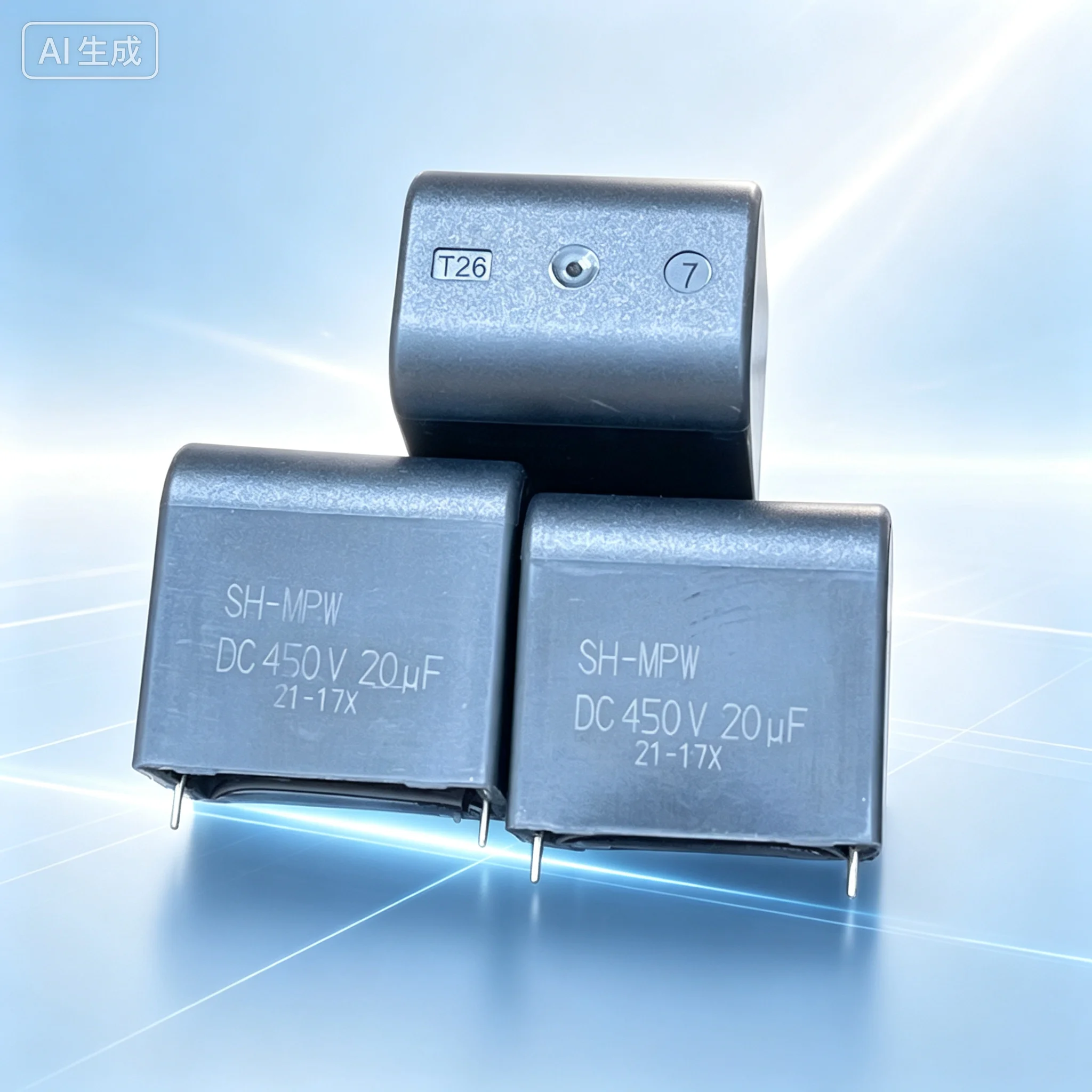 Capacitor for Panasonic SH-SPW SH-MPW 20UF 450V Inverter Air Conditioner  10pcs