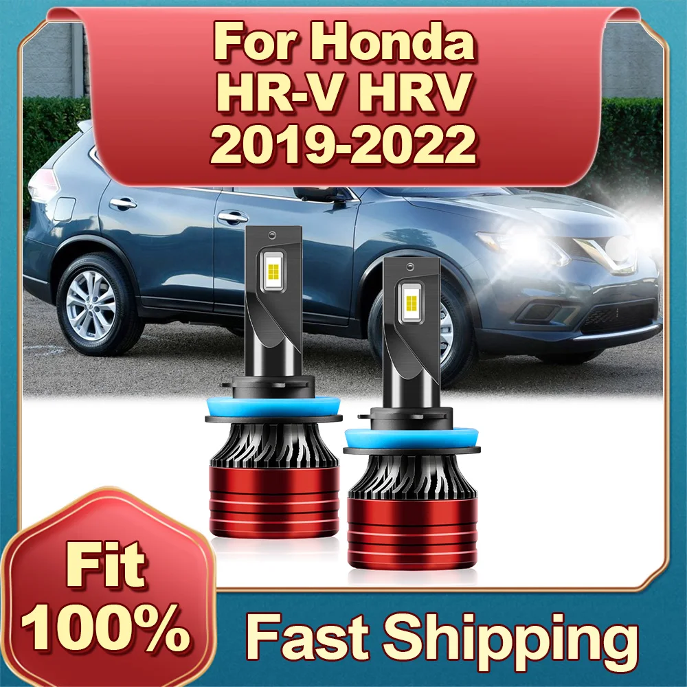 

H11 Car LED Lamps Light Bulbs 6000K 12V 180W CSP Chip Plug-N-Play 30000LM Auto Headlights For Honda HR-V HRV 2019 2020 2021 2022