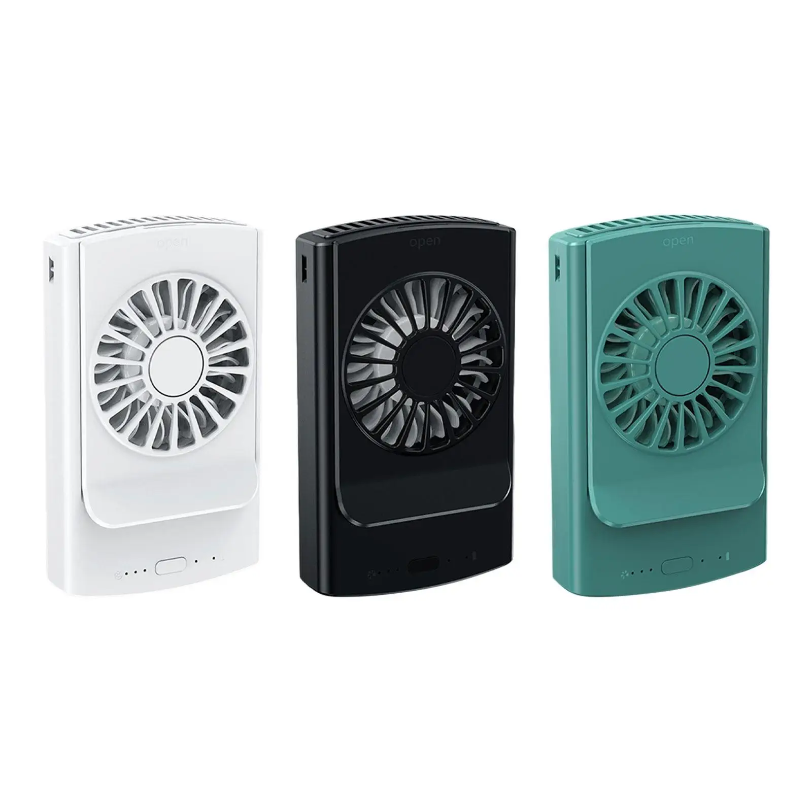 Klip pinggang kipas USB dapat diisi ulang, kipas portabel untuk pekerjaan berkebun berkemah pertanian