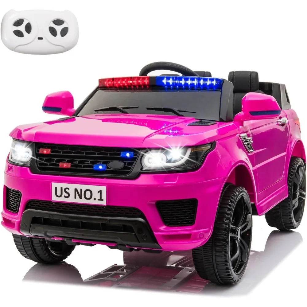 

Police Cars for Kids Electric Car TOBBI 12V Childrens Powered Ride Ons for Toddlers Cop Cars with Parental Remote Control