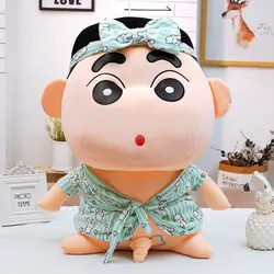 85cm Super Big Size New Bathrobe Crayon Shin Chan Doll Anime Plush Fill Doll Anime Throw Pillow Doll Stuffed Animal Gift