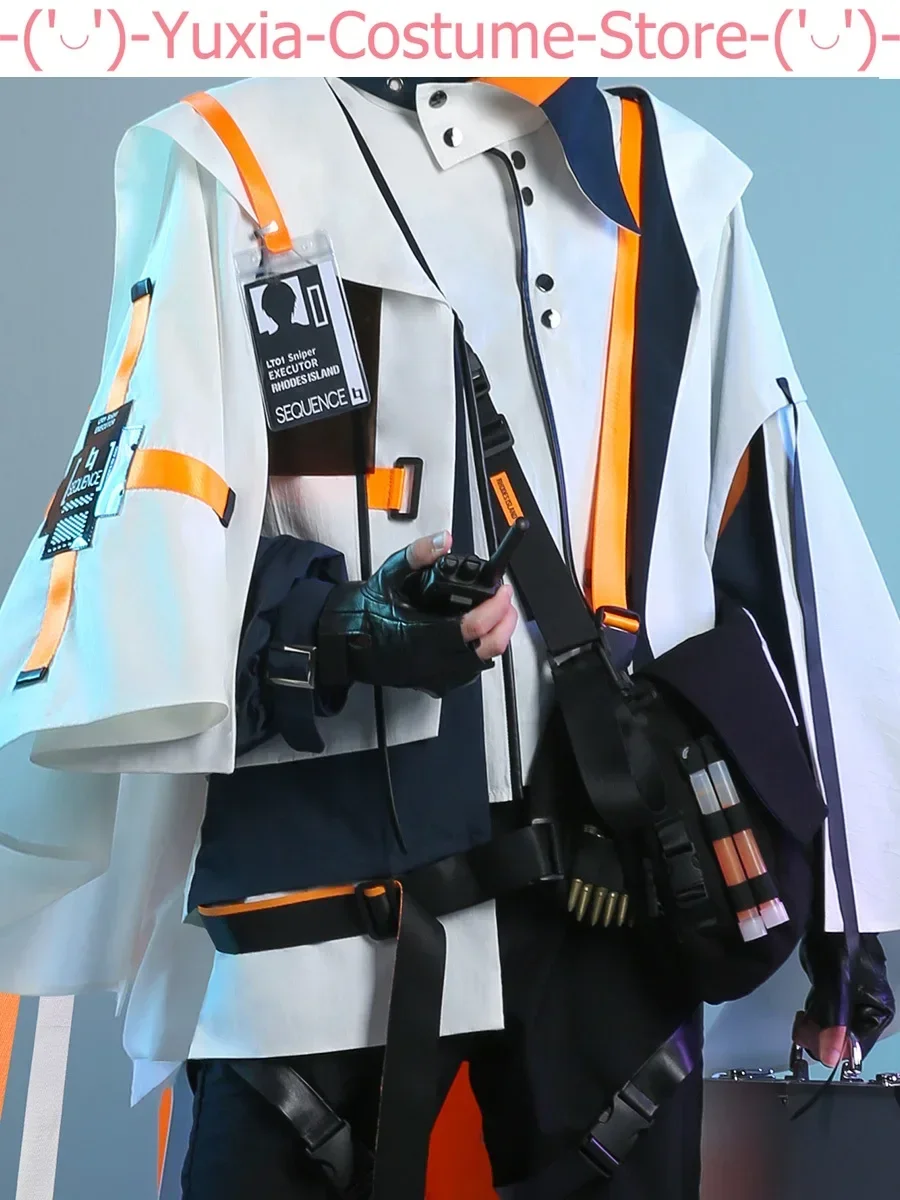 Anime! Arknights Voll strecker Sektator Spiel offizier schöne gotische Uniform Cosplay Kostüm Halloween Anzug für Männer