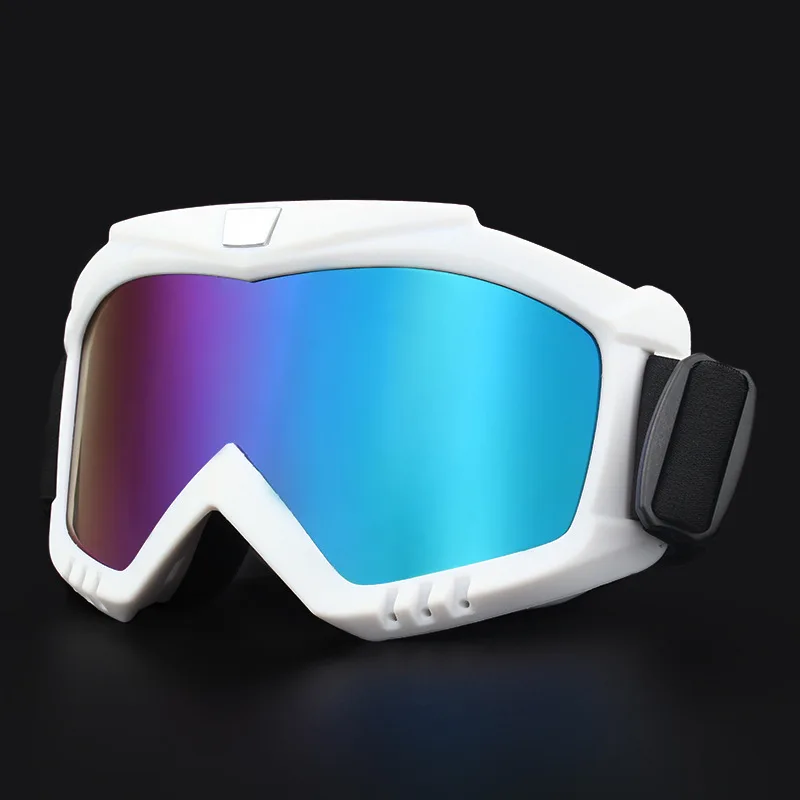 Occhiali da sci occhiali da moto da ciclismo antivento occhiali da sci da Snowboard antiappannamento invernali maschera da sci occhiali da sole tattici