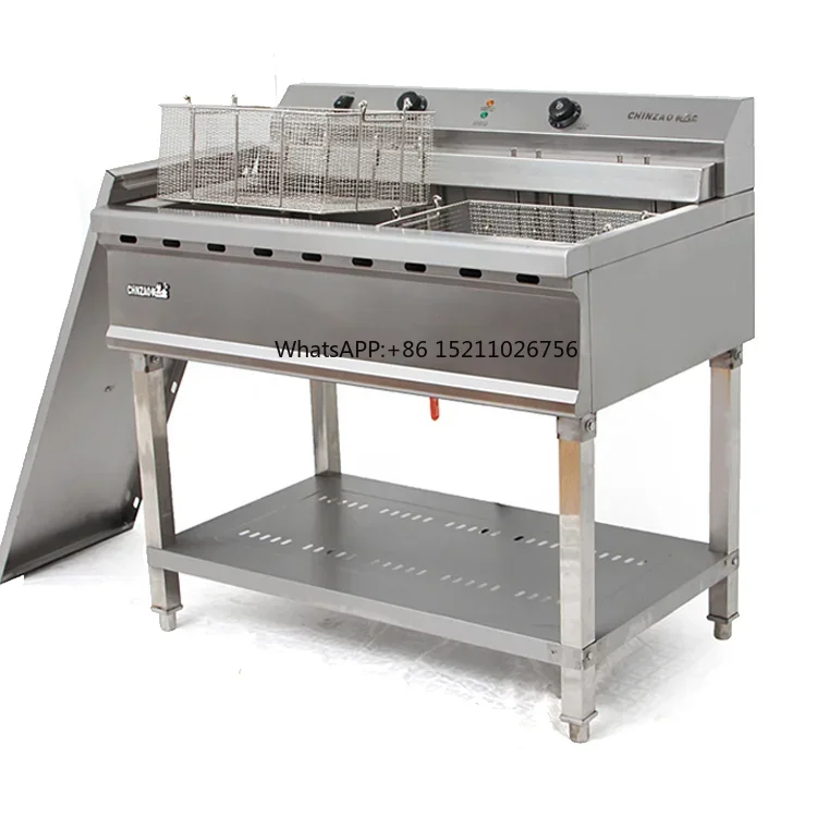 Restrauant Equipment 76L Electric Commercial Deep Fryer With Single Tank