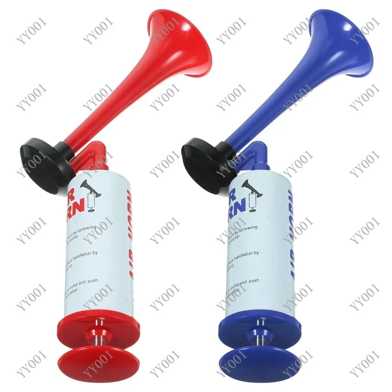 2Pcs Handheld Pump Cheer Horn for Football Soccer Fans Noise Making Props