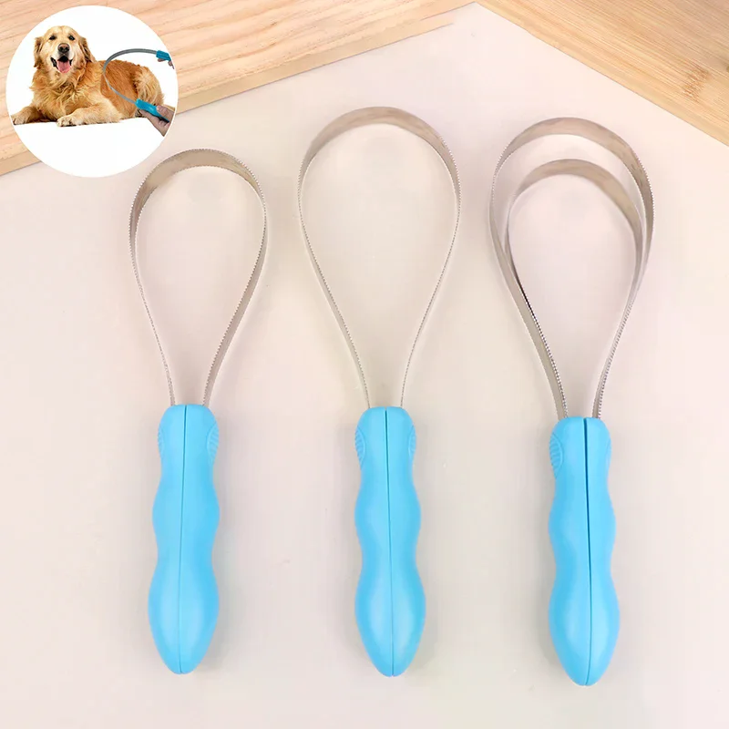 Dual-Surface Pet Grooming Brush, Horse Cleaning Comb with Non-Slip Grip, Efficient Hair Remover for Dogs, Cats and Horses