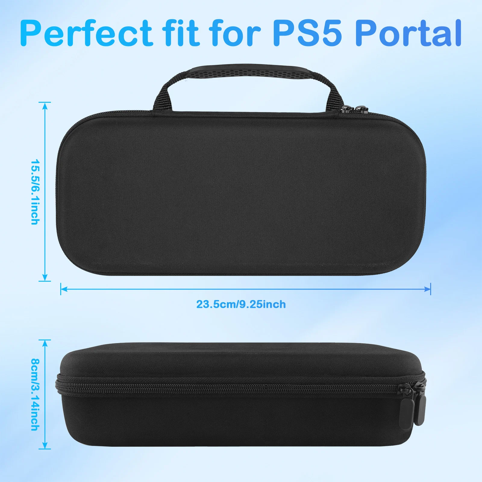 Transparent Protective Shell Case for PS5 Portal Sleeve Skin Anti-Scratch Handheld Game Console Cover for PlayStation 5 Handbag