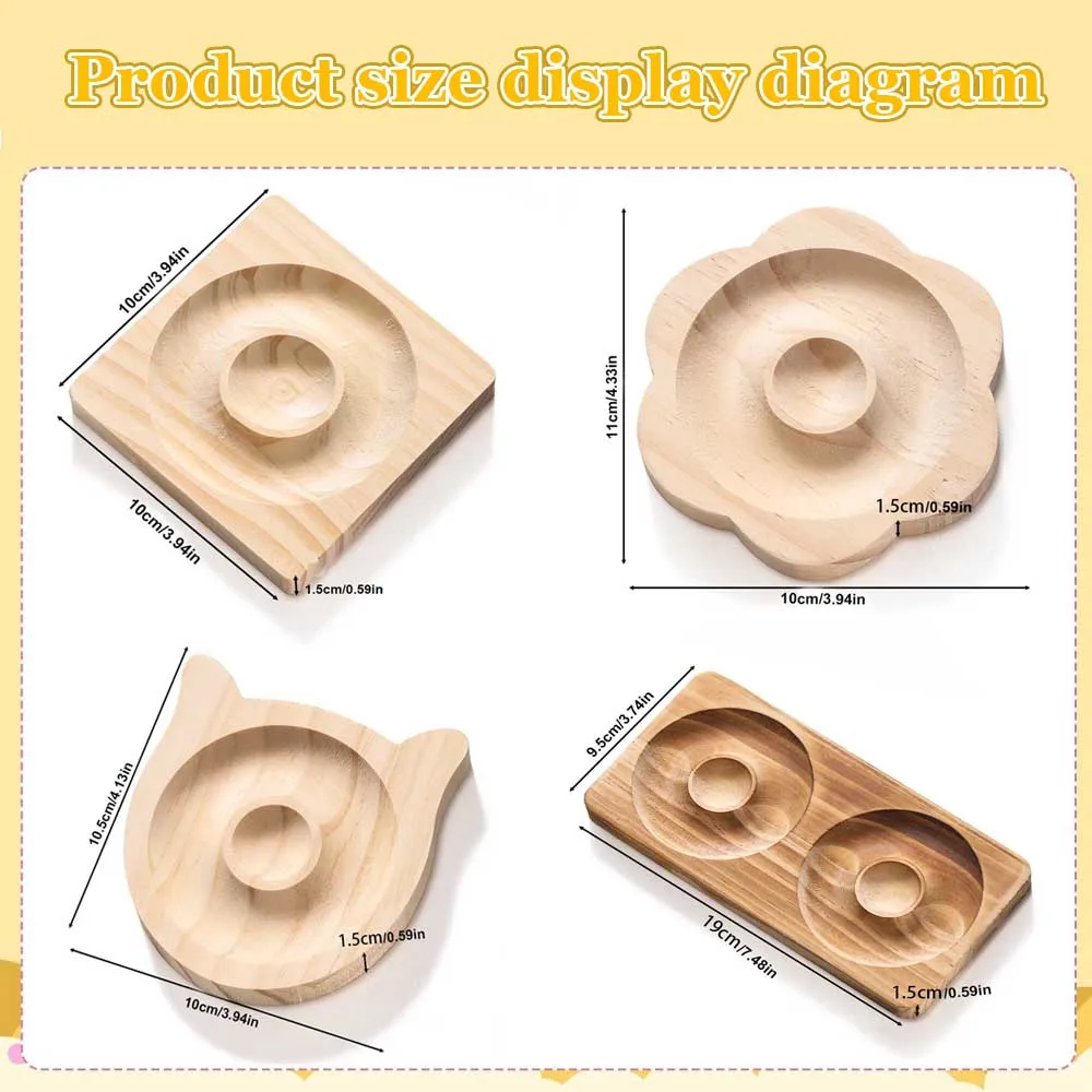 1-3pcs DIY Wooden Beading Design Board Suitable For Jewelry Making Bracelets Necklaces Crafts Tray Practical Display