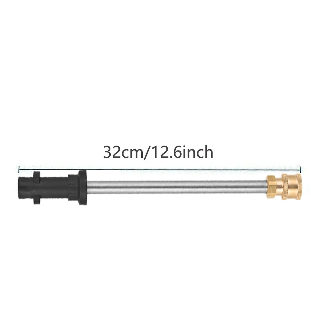 Angled Spray Lance, Under Chassis Wash Lance Compatible with Karcher K2 K3 K4 K5 K6 K7 Pressure Washer, Gutter Cleaning Kit