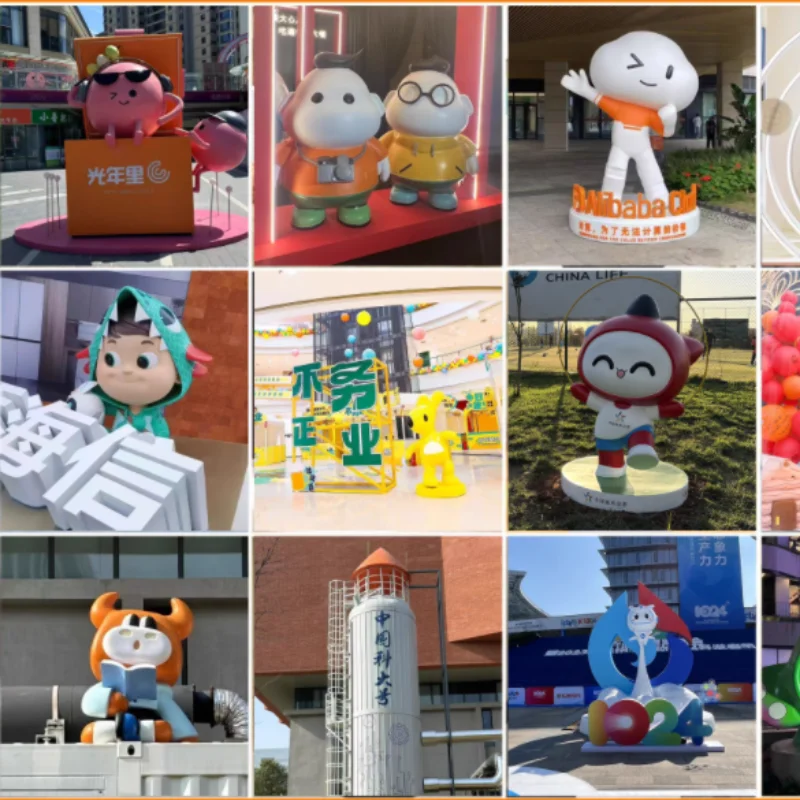 YISONG الكرتون النحت الإبداعية التميمة المشهد اكسسوارات ديكور المنزل التخصيص--يرجى الاتصال بنا للحصول على اقتباس