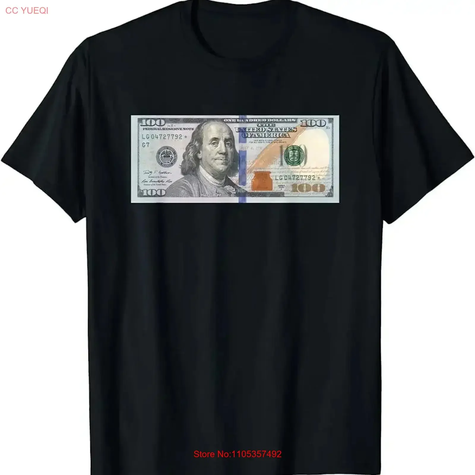 BEST TO BUY Unique The Official 100 Dollar Bill Baller design T Shirt vintage Washed homme Soft Breathable fashion Comfortable