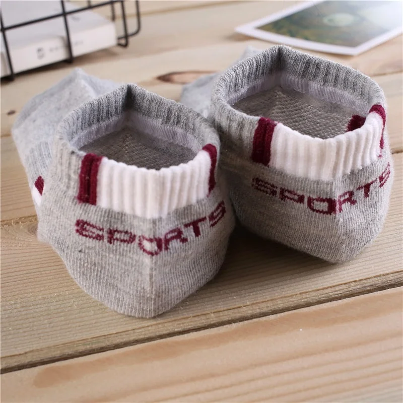 Men Socks Mesh Breathable Short Casual Socks Color-block Sports Socks Summer Cotton Sports Socks Absorb Sweat Ankle Socks