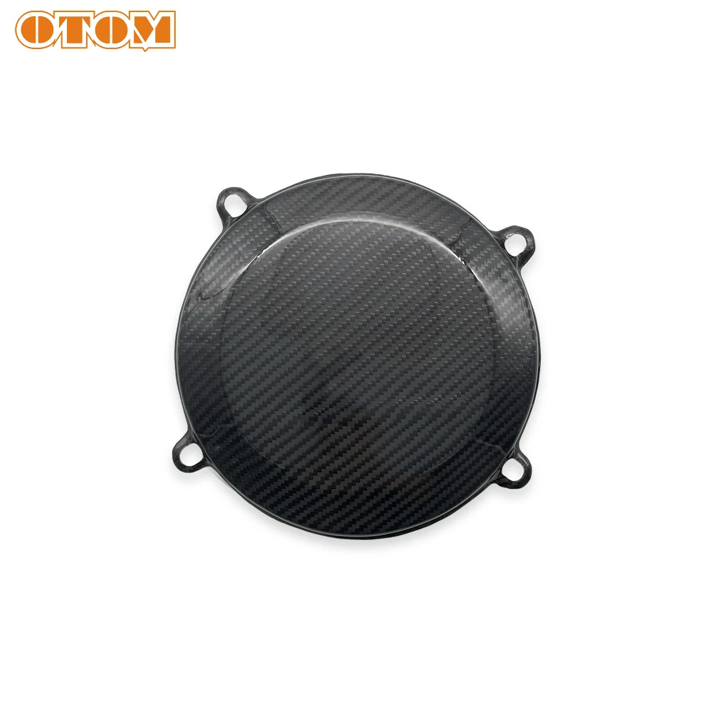 OTOM Motorcycle Carbon Fiber Clutch Cover For SHERCO SE 125 2018-2024 SEF 250/300 2012-2023 Off-road Clutch Guard