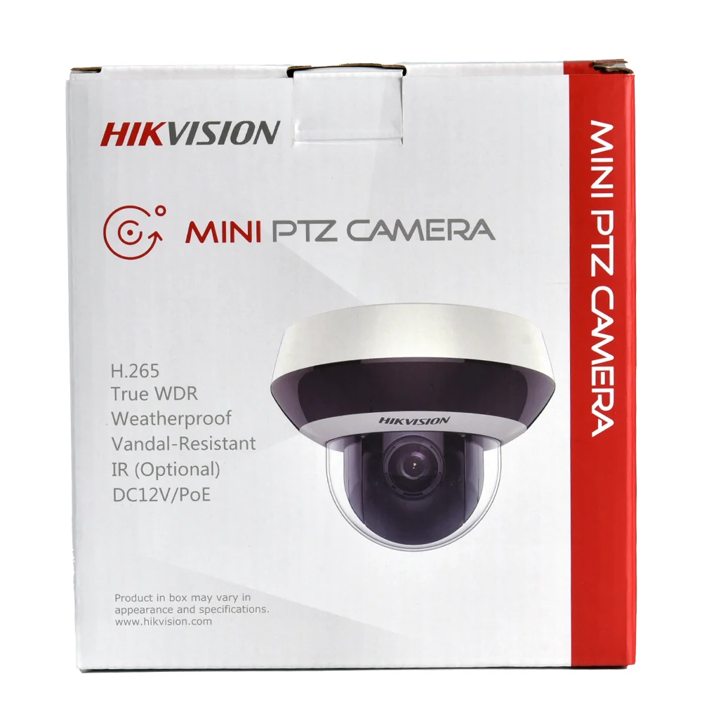 Imagem -03 - Hikvision-câmera ip Wi-fi Ptz Vigilância por Vídeo Cctv Original 2.812 mm Zoom 4x Mic Poe Ir20m Ip66 Ik10 H.265 Ds2de2a404iw-de3 w 28 a 12 mm