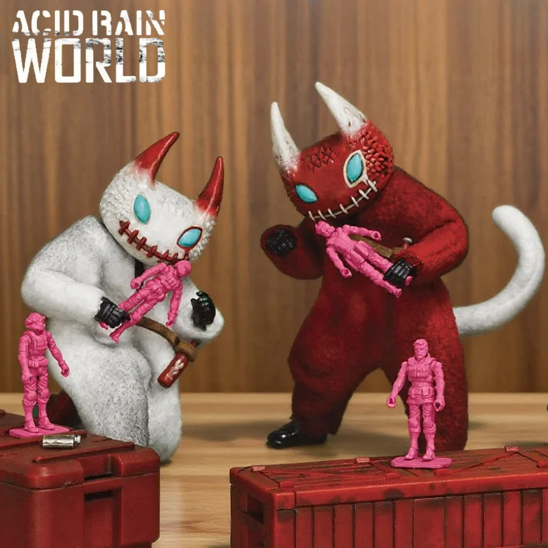 

In Stock 1/18 Acid Rain War Blixen Dondel Christmas Special Edition Action Figure Rare Collectibles Cool Desktop Ornament