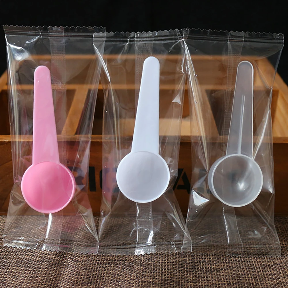 3/10 Pcs 10ml 5g Multipurpose Spoon/cup Measuring Tool PP Baking Accessories Plastic Handle Kitchen Gadget Measuring Spoon