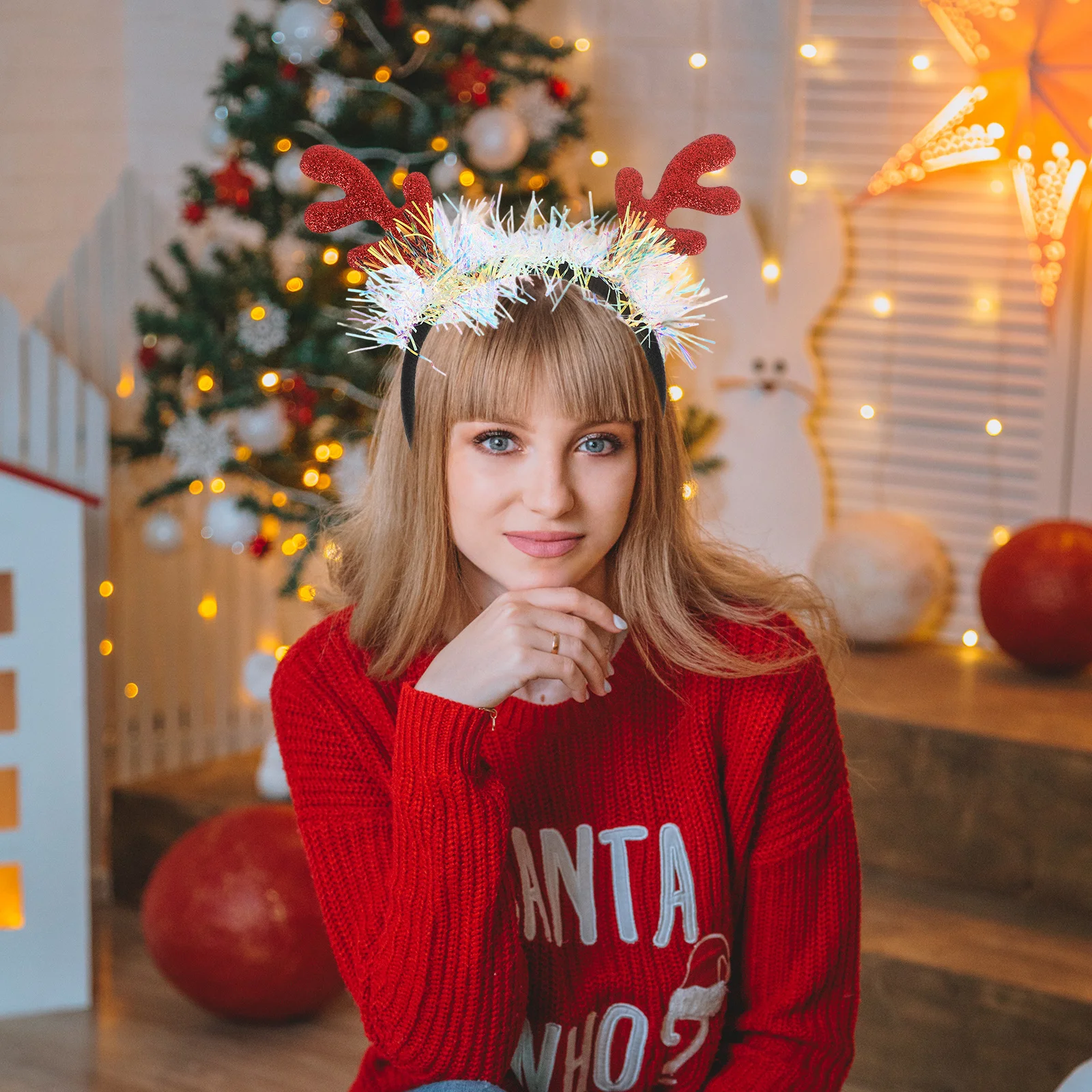 

Antlers Headband Christmas Accessories Hair Decoration Headbands for Teen