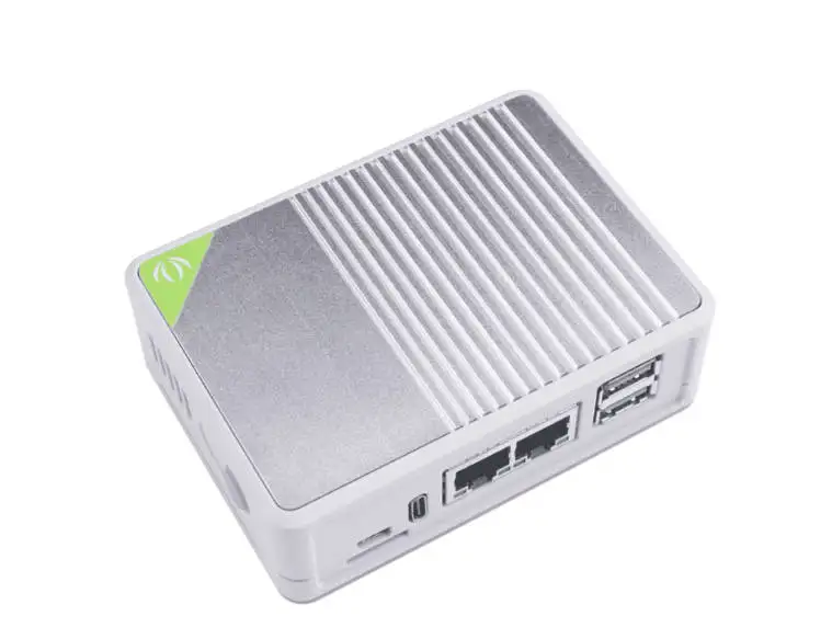 reRouter CM4 102032 - Raspberry Pi Based Mini Router, Travel Router, Dual Gigabit Ethernet, OpenWRT OS