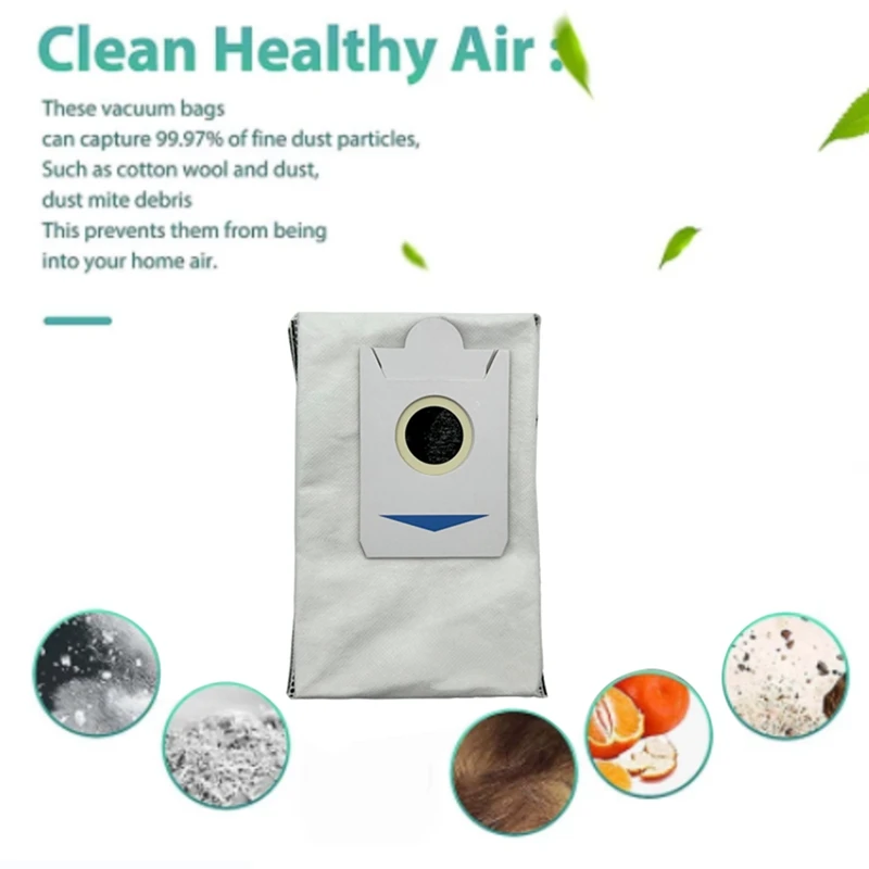 12 шт. мешки для пыли для Ecovacs Deebot X2/X2 Pro, аксессуары для роботов-пылесосов, мешок для стерилизации с активированным углем