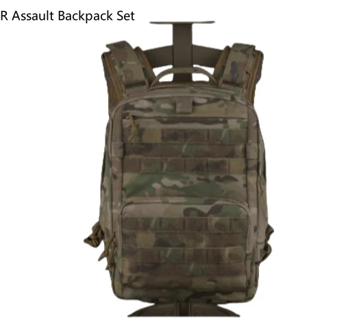 

R series style modular assault backpack set, can be used with vest chest hanging, Airsoft hunting vest board carrier